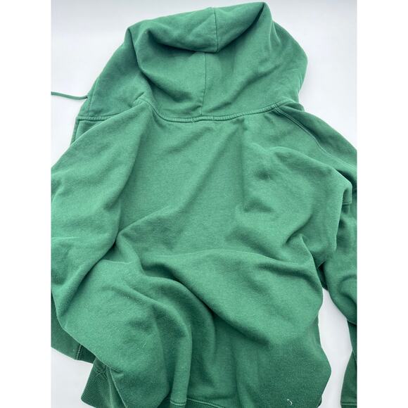Green Brooklyn oversized zip hoodie sz Sm Style # 0849249 NY 01 Garage Street - Picture 4 of 7